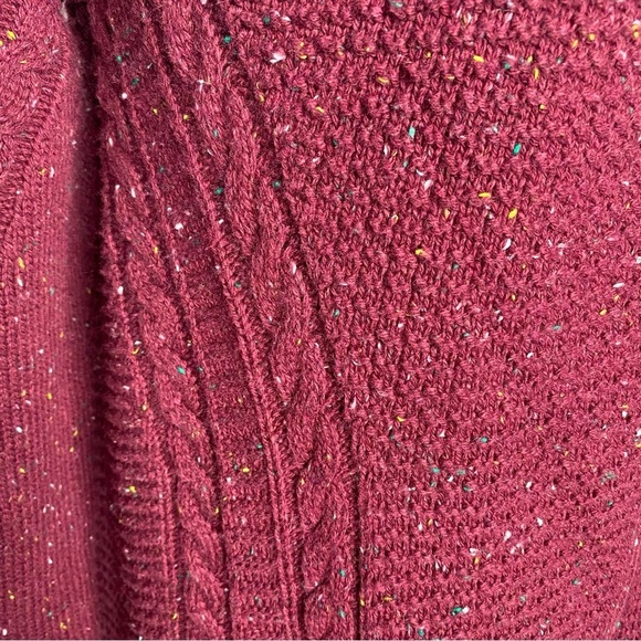 Style & Co Burgundy Duster Cardigan - Picture 11 of 14